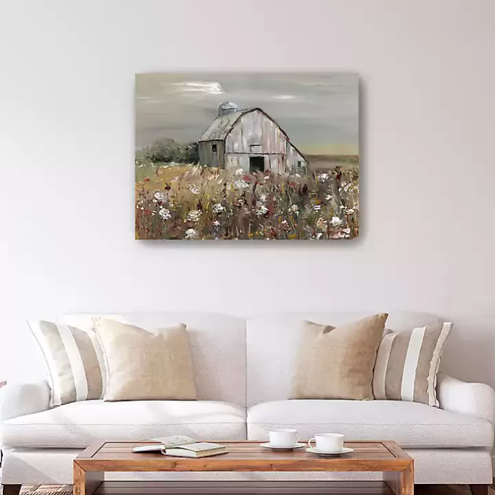 Store Swatland Wildflower Barn Canvas Art Print Canvas Art