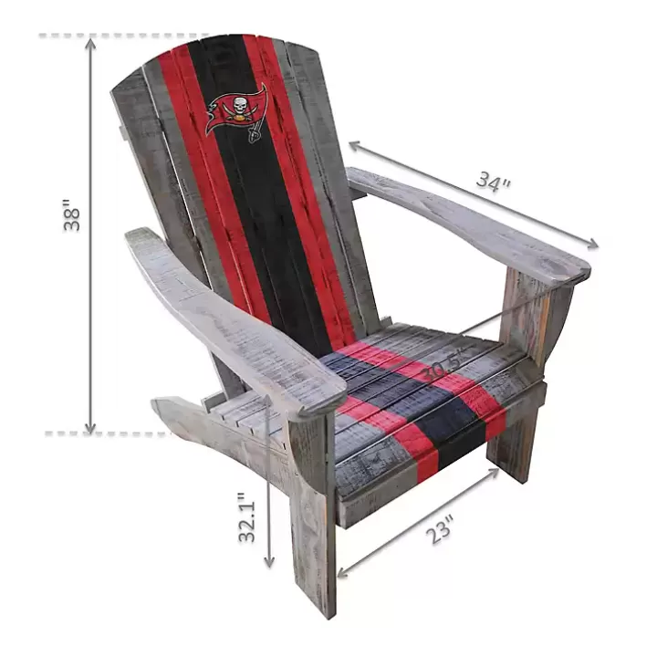 Online Tampa Bay Buccaneers Adirondack Outdoor Chair Outdoor Seating