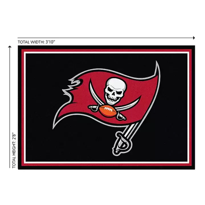 Clearance Tampa Bay Buccaneers Area Rug, 3x4 Area Rugs