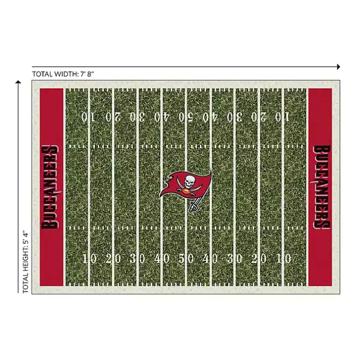 Store Tampa Bay Buccaneers Home Field Area Rug, 6x8 Area Rugs