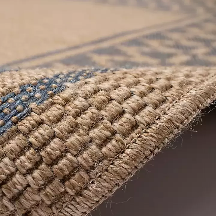 Sale Tan & Navy Zig Zag Indoor/Outdoor Area Rug, 5x7 Outdoor Rugs