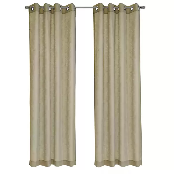 Shop Boucle Sheer Single Curtain Panel, 84 in. Curtains & Drapes