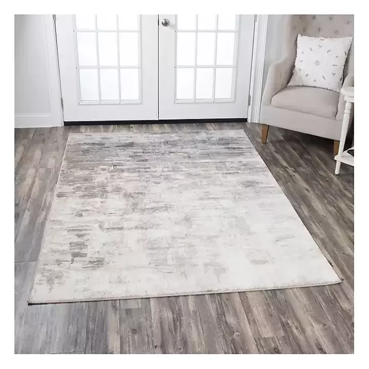 Discount Tan Edward Abstract Area Rug, 5x7 Area Rugs