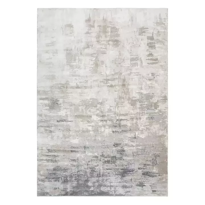 Discount Tan Edward Abstract Area Rug, 5x7 Area Rugs