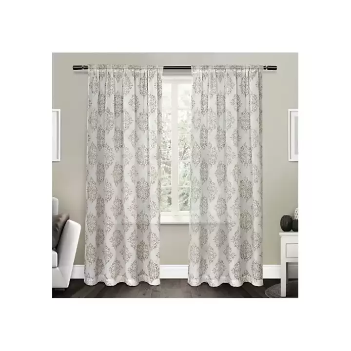 Shop Nagano Linen Curtain Panel Set, 96 in. Curtains & Drapes