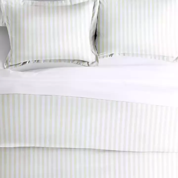 Fashion Tan Rugged Stripe 2-pc. Twin Duvet Cover Set Duvets