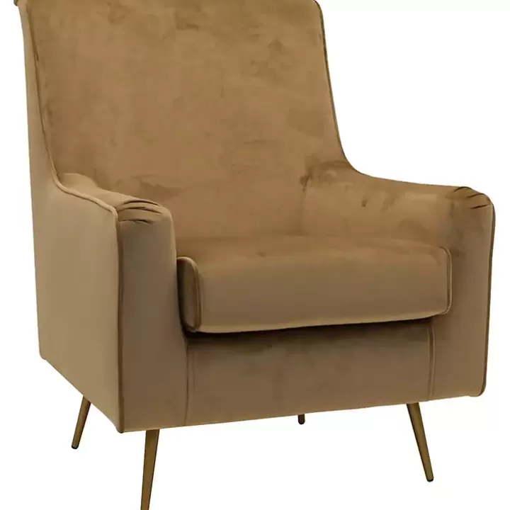 Fashion Velvet Lana Accent Chair Accent Chairs