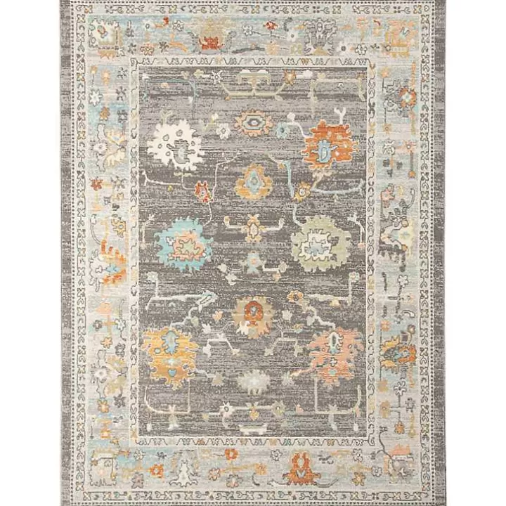 Flash Sale Taupe Bohemian Area Rug, 7x9 Area Rugs