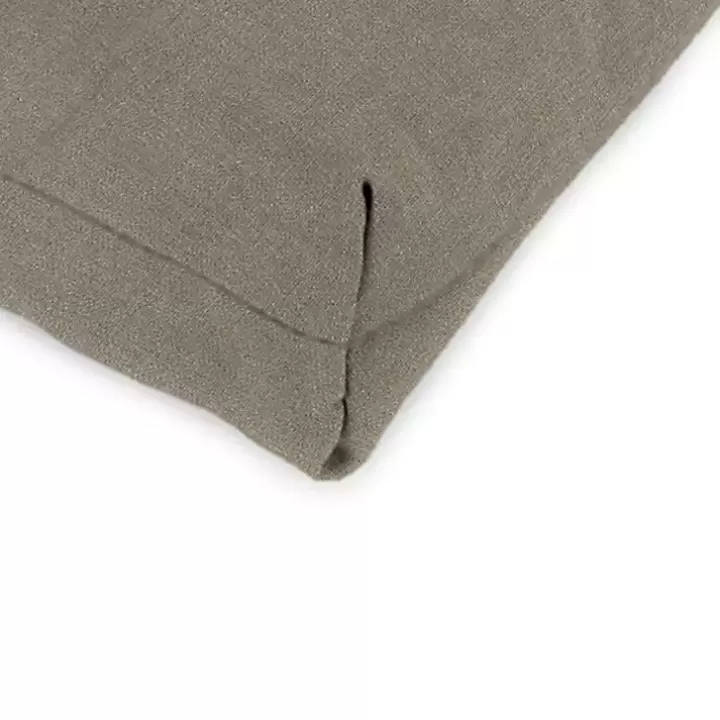 Online Taupe Canvas French Edge Outdoor Chair Cushion Outdoor Cushions & Pillows