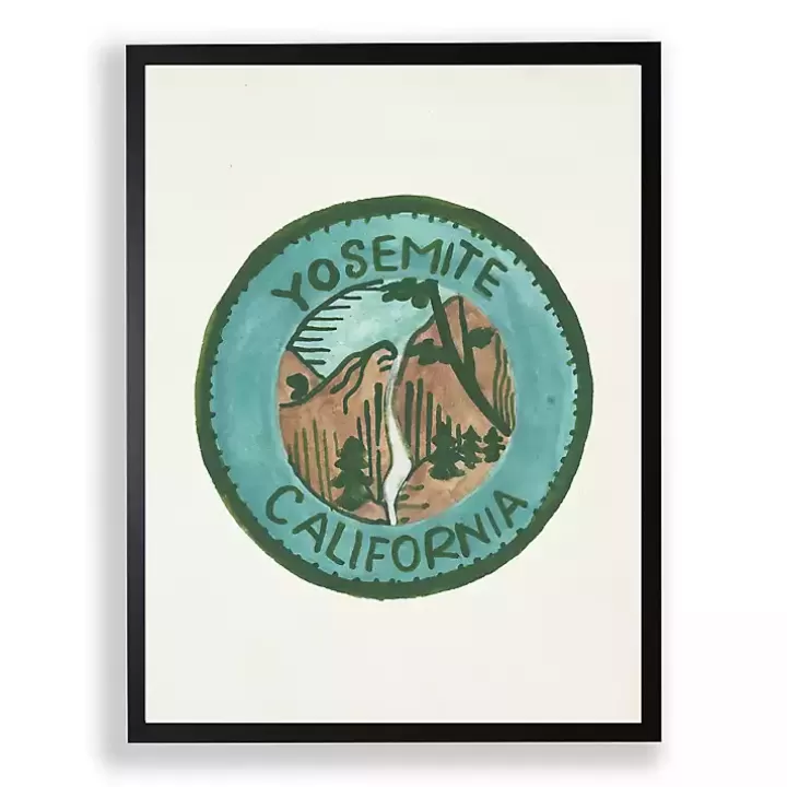 Cheap Teal Yosemite Framed Art Print Framed Art