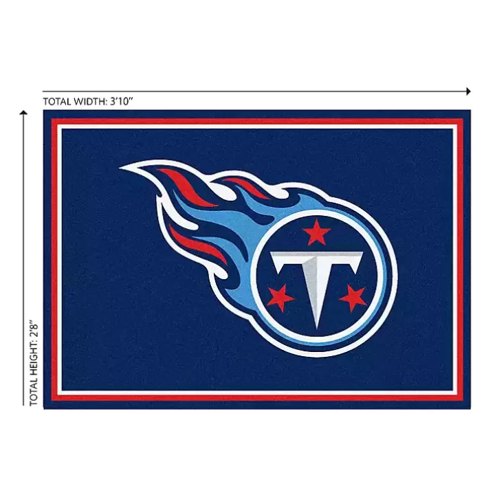 New Tennessee Titans Area Rug, 3x4 Area Rugs