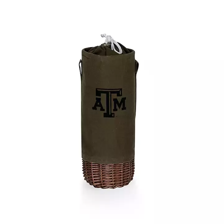 Flash Sale Texas A&M Insulated Wine Bottle Tote Barware