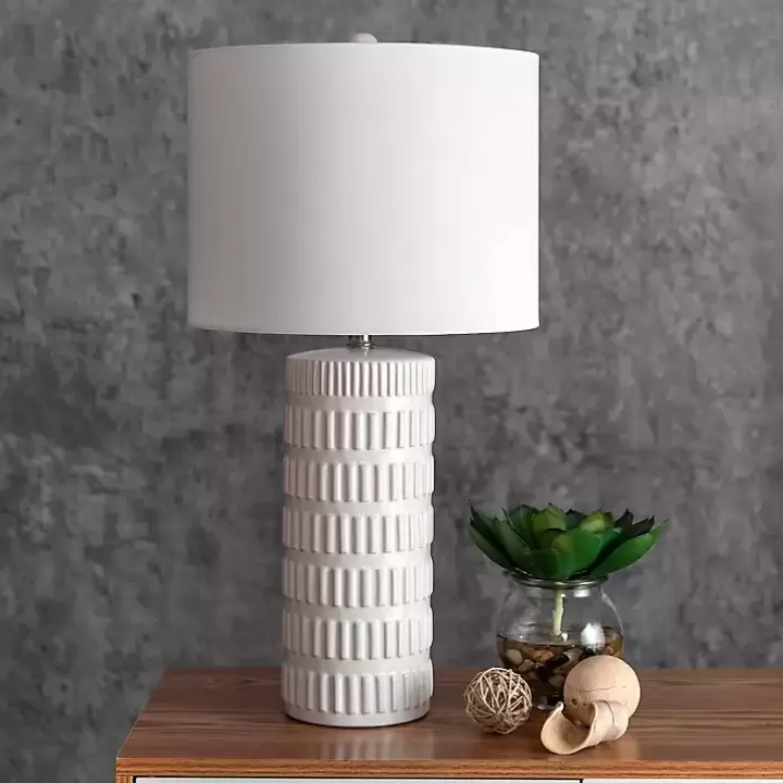 Outlet Textured Ceramic Table Lamp Table Lamps