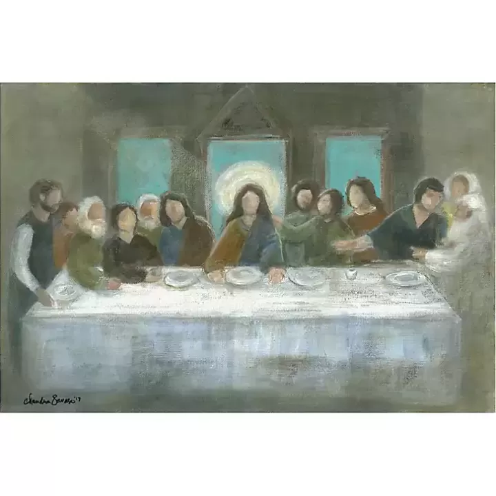 Outlet The Last Supper Canvas Art Print by Chandra Savaso Canvas Art