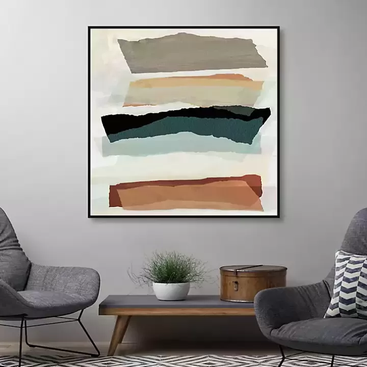 Sale Torn Edges Framed Canvas Art Print Canvas Art