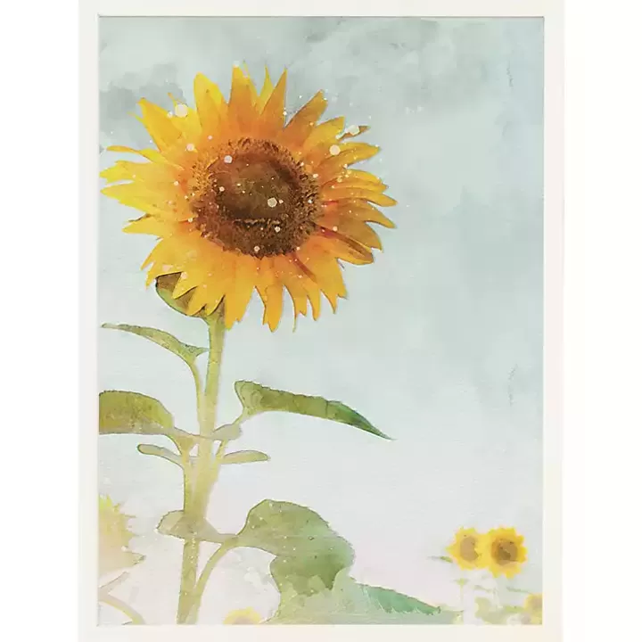 Online Towering Sunflower Framed Art Print Framed Art