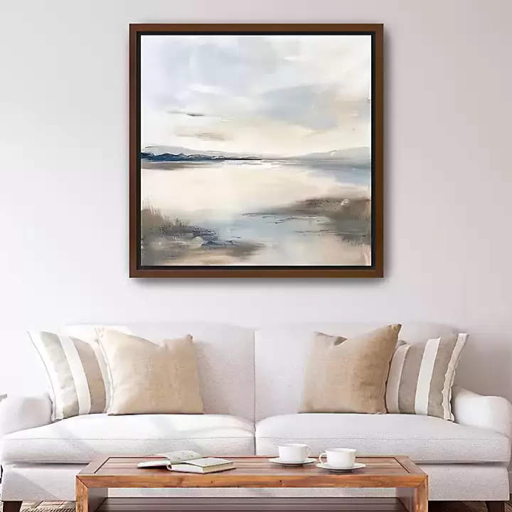 Outlet Tranquil Reflections Framed Canvas Art Print Canvas Art