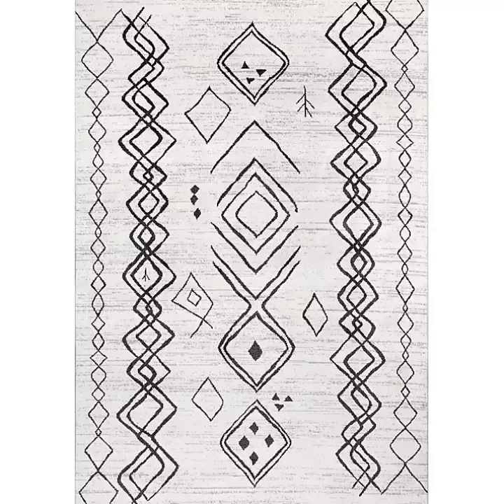 New Transitional Moroccan Washable Runner Area Rugs