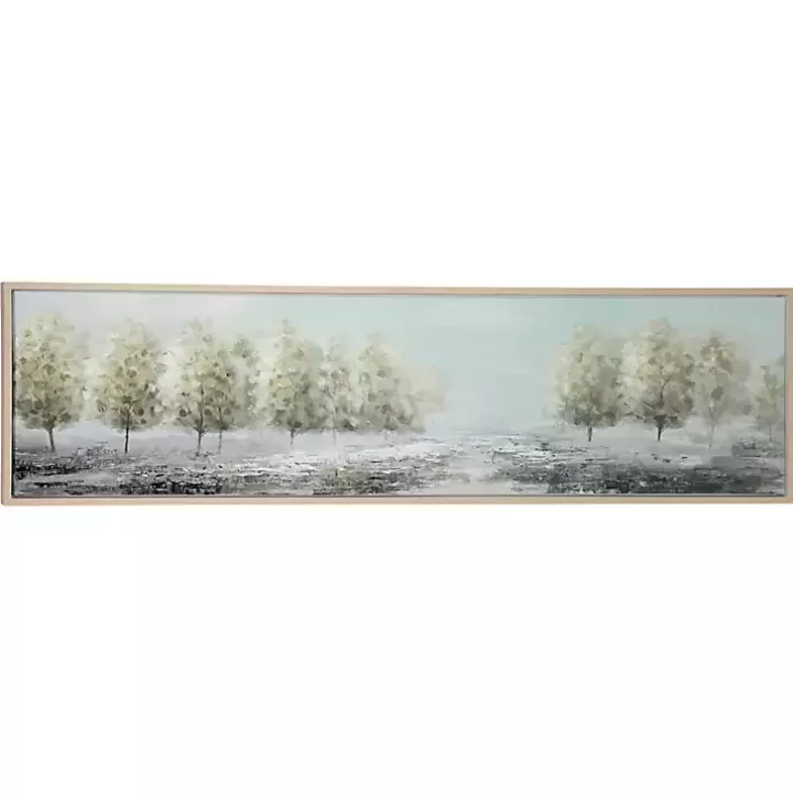 Best Sale Tree Line Landscape Framed Canvas Art Print Framed Art