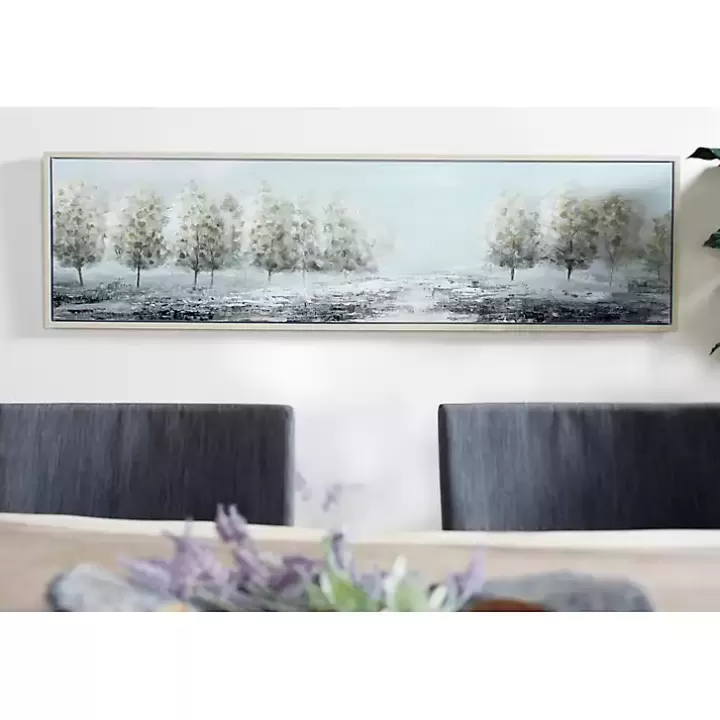 Best Sale Tree Line Landscape Framed Canvas Art Print Framed Art