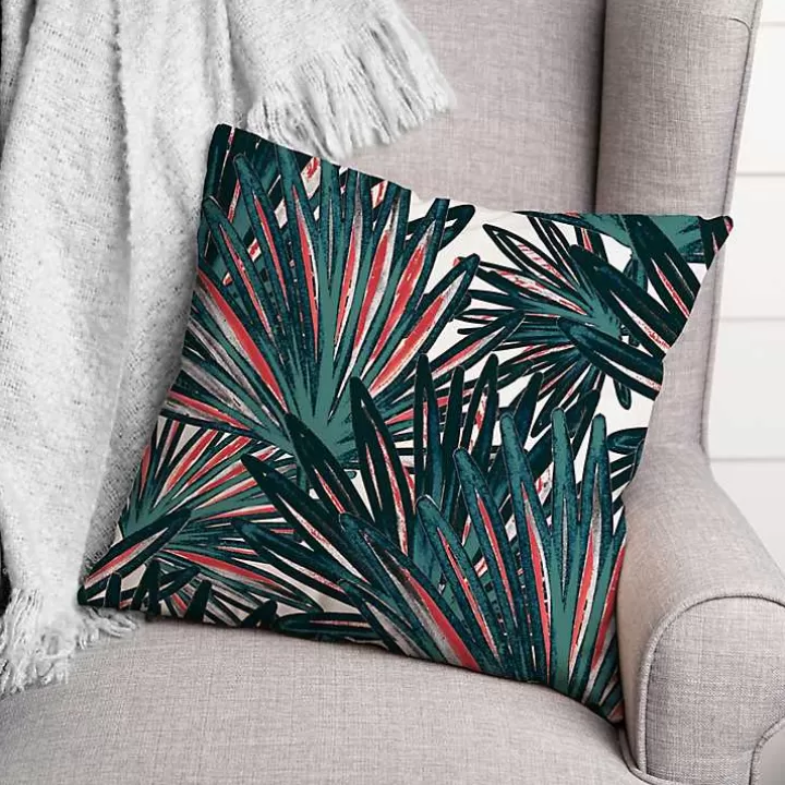 Cheap Tropical Leaves Outdoor Pillow Outdoor Cushions & Pillows