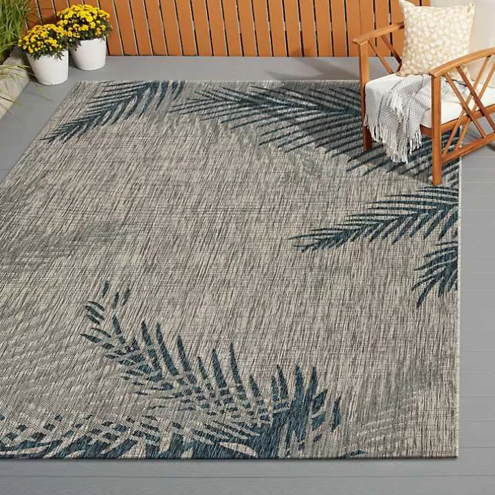 Outlet Tropical Palms Captiva Outdoor Area Rug, 5x7 Outdoor Rugs