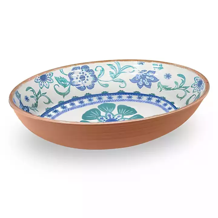 Discount Turquoise Melamine Rio Serving Bowl Outdoor Dining