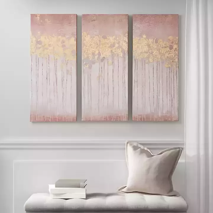 Online Twilight Forest Canvas Art Prints, Set of 3 Canvas Art