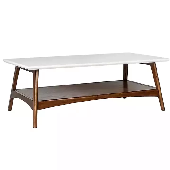 Shop Two-Tone Ava Mid-Century Modern Coffee Table Coffee Tables