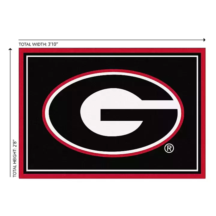 Outlet University of Georgia Area Rug, 3x4 Area Rugs