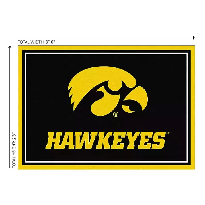 New University of Iowa Area Rug, 3x4 Area Rugs