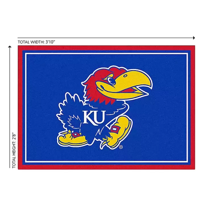 Outlet University of Kansas Area Rug, 3x4 Area Rugs