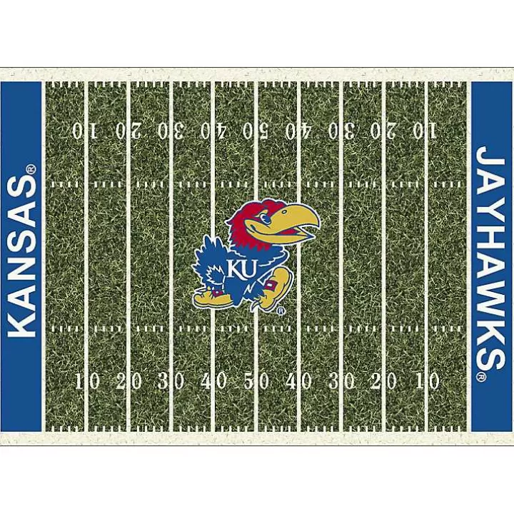 Cheap University of Kansas Homefield Area Rug, 6x8 Area Rugs