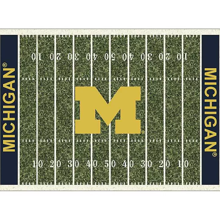 New University of Michigan Homefield Area Rug, 6x8 Area Rugs