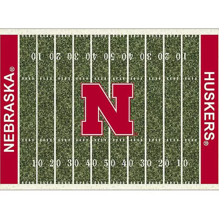 Best Sale University of Nebraska Home Field Area Rug, 6x8 Area Rugs