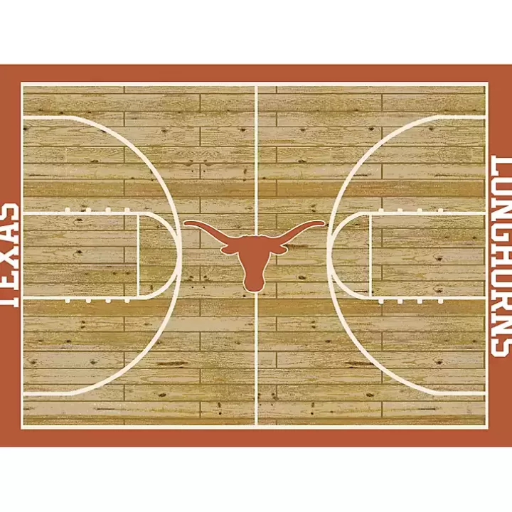 Best Sale University of Texas Courtside Area Rug, 4x6 Area Rugs