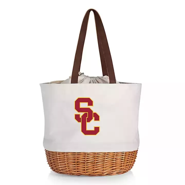 Clearance USC Trojans Canvas Tote Bag Serving & Entertaining