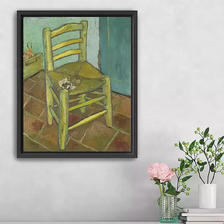 Discount Van Gogh's Chair Framed Canvas Art Print Canvas Art