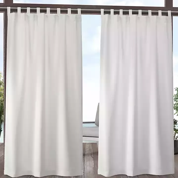 Online Vanilla Cabana Outdoor Curtain Panel Set, 108 in. Outdoor Curtains