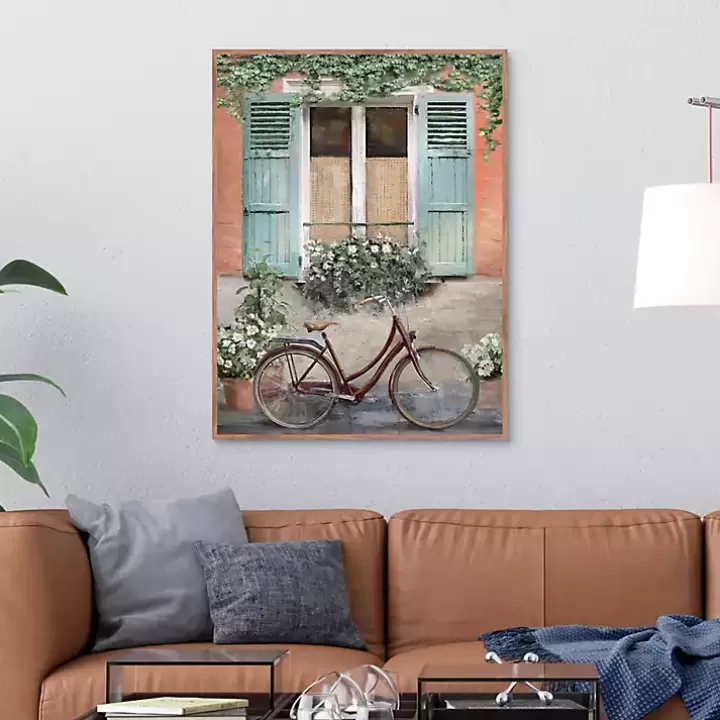 Store Velo de Montpellier Framed Canvas Art Print Framed Art