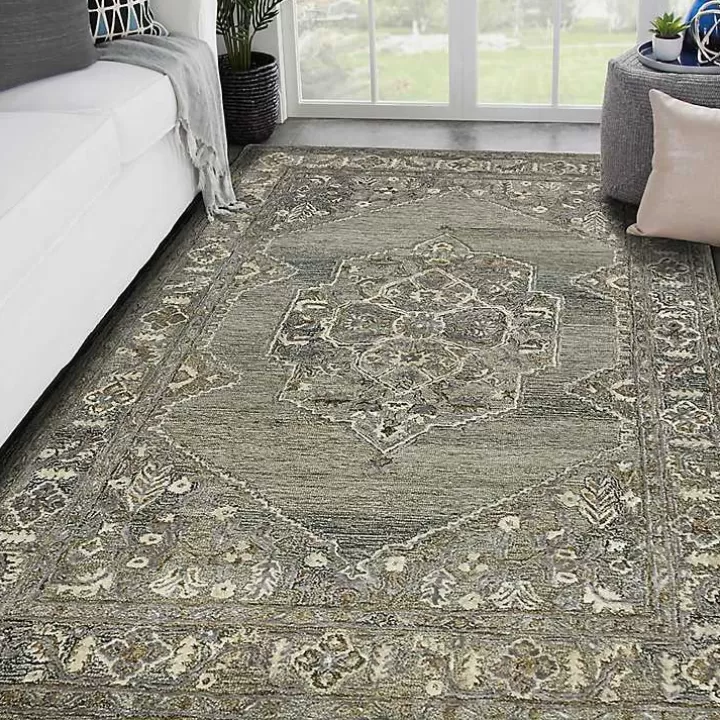 Flash Sale Vestige Camel Hand-Tufted Area Rug, 5x7 Area Rugs