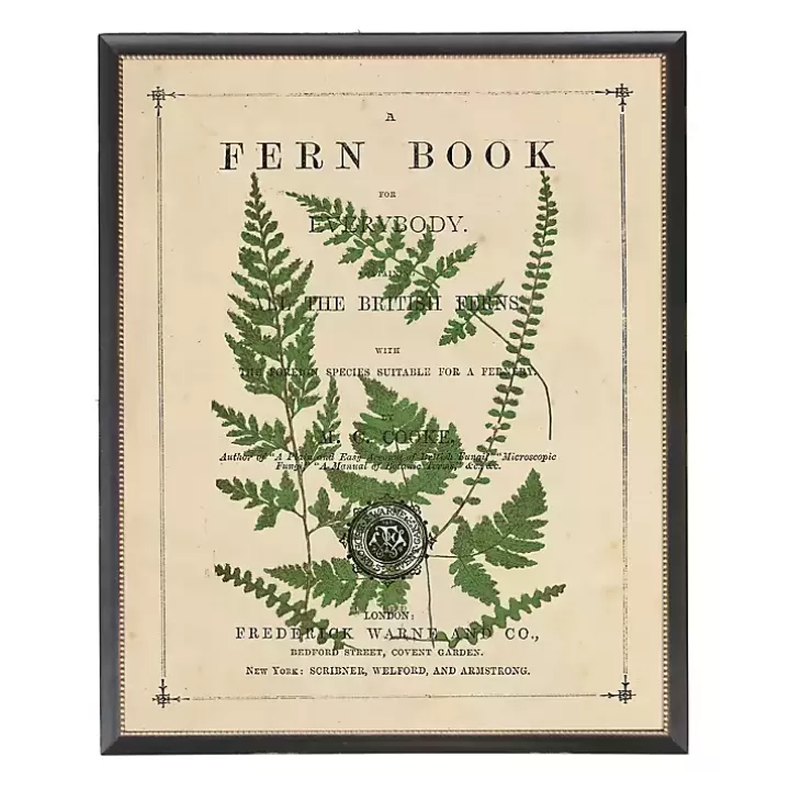 New Vintage Fern II Framed Art Print Framed Art