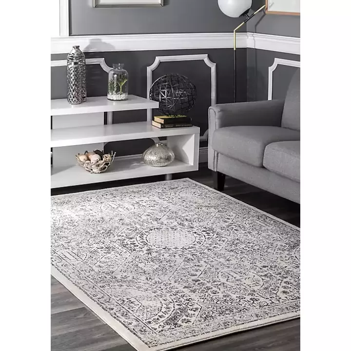 Fashion Vintage Floral Minta Area Rug, 5x7 Area Rugs