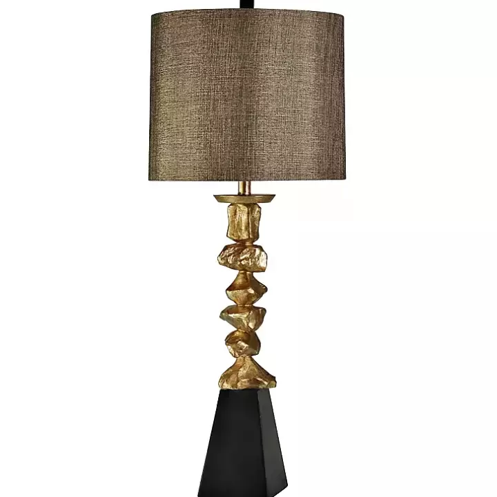 Store Vintage Gold Nugget Table Lamp Table Lamps
