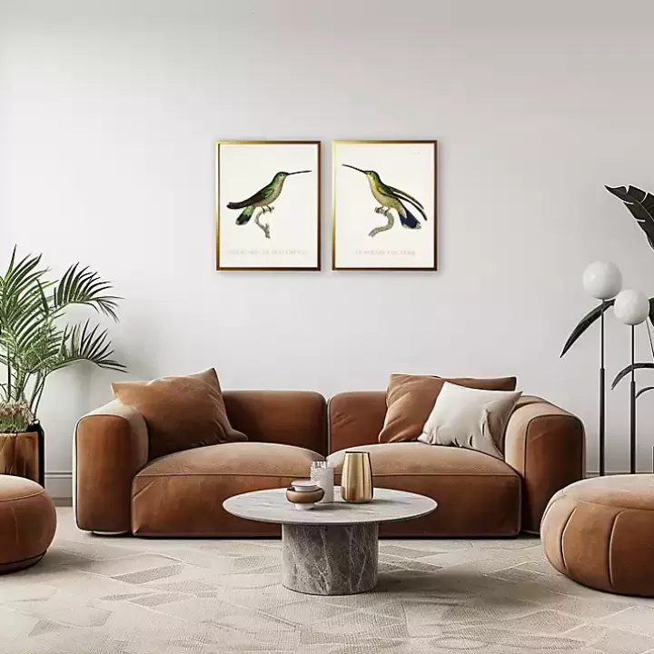 Shop Vintage Hummingbird II 2-pc. Framed Art Print Set Framed Art