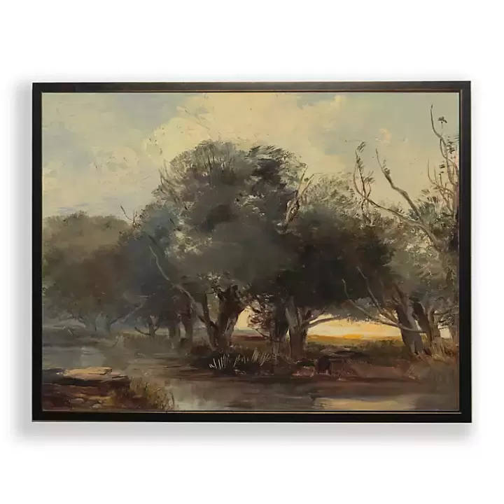 Fashion Vintage Landscape Framed Art Print Framed Art