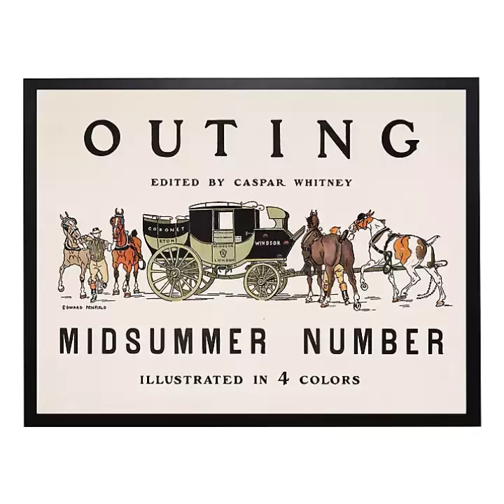 Best Sale Vintage Midsummer Magazine Cover Framed Wall Art Framed Art