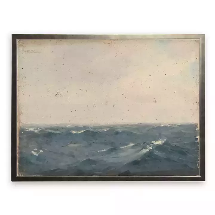 Cheap Vintage Waves Framed Art Print Framed Art