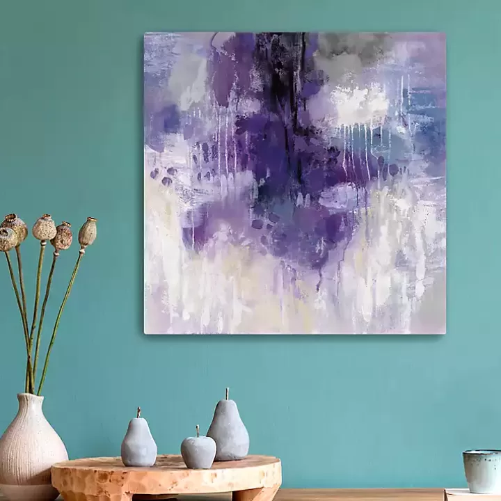 Outlet Violet Rain Canvas Art Print Canvas Art