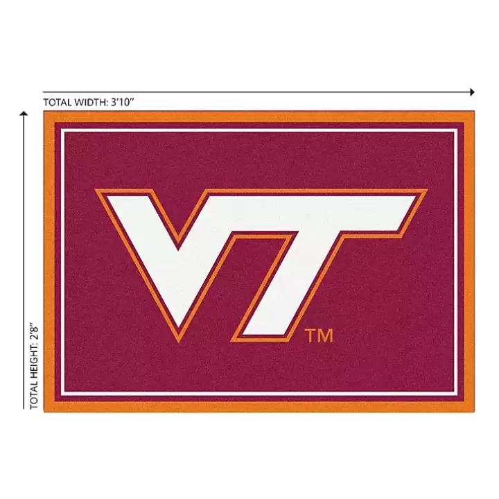 Discount Virginia Tech Area Rug, 3x4 Area Rugs